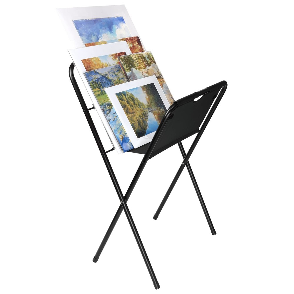 Creative Mark Medium Canvas Art Print Rack - Portable Folding Display for