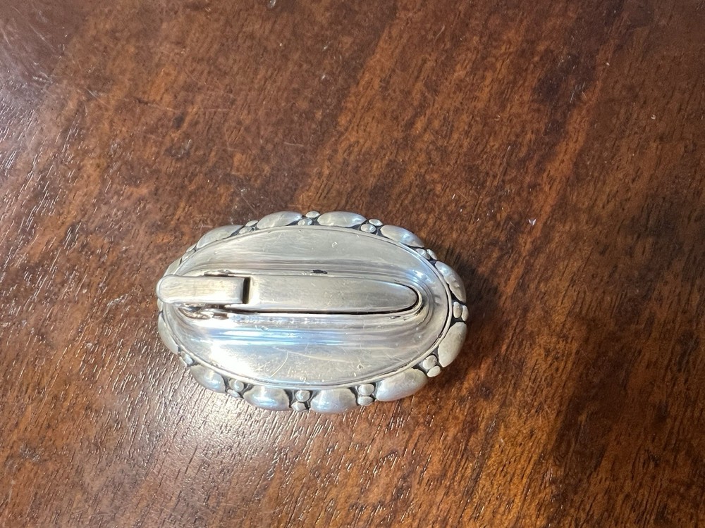 Vintage Silver Plated Ronson Crown Table Lighter