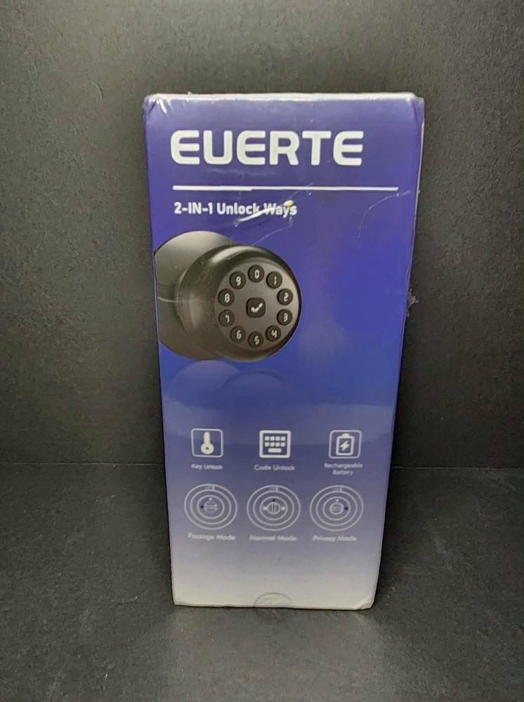 EUERTE Smart Door Knob Key or Passcode Entry