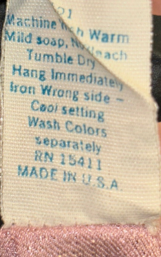 Vintage Sears Long Nylon Nightgown Lace Trim S 32/34 USA (2) Wine, Mauve