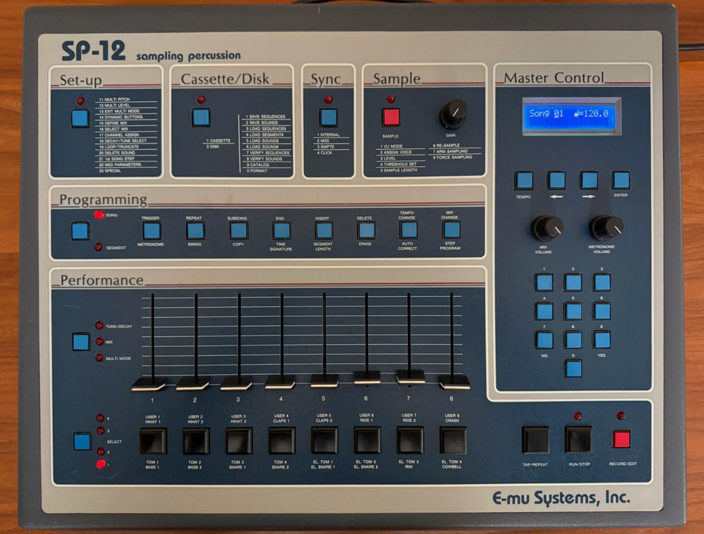 E mu SP12 TURBO Sampling Drum Machine SP-12