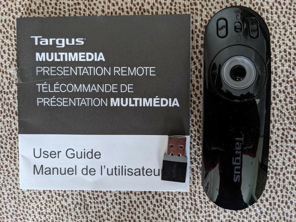 Targus Wireless Presenter with Laser Pointer  Model: AMP13CA