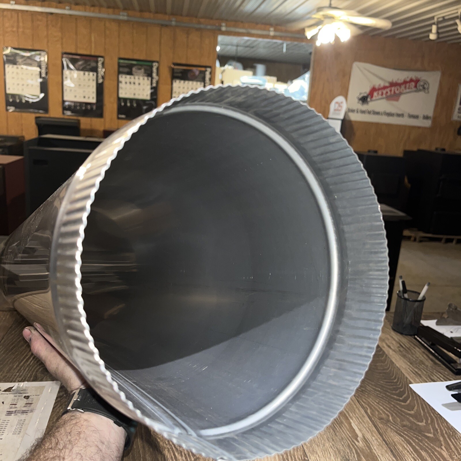 8”x48” stainless steel stove pipe wood/coal/chimney