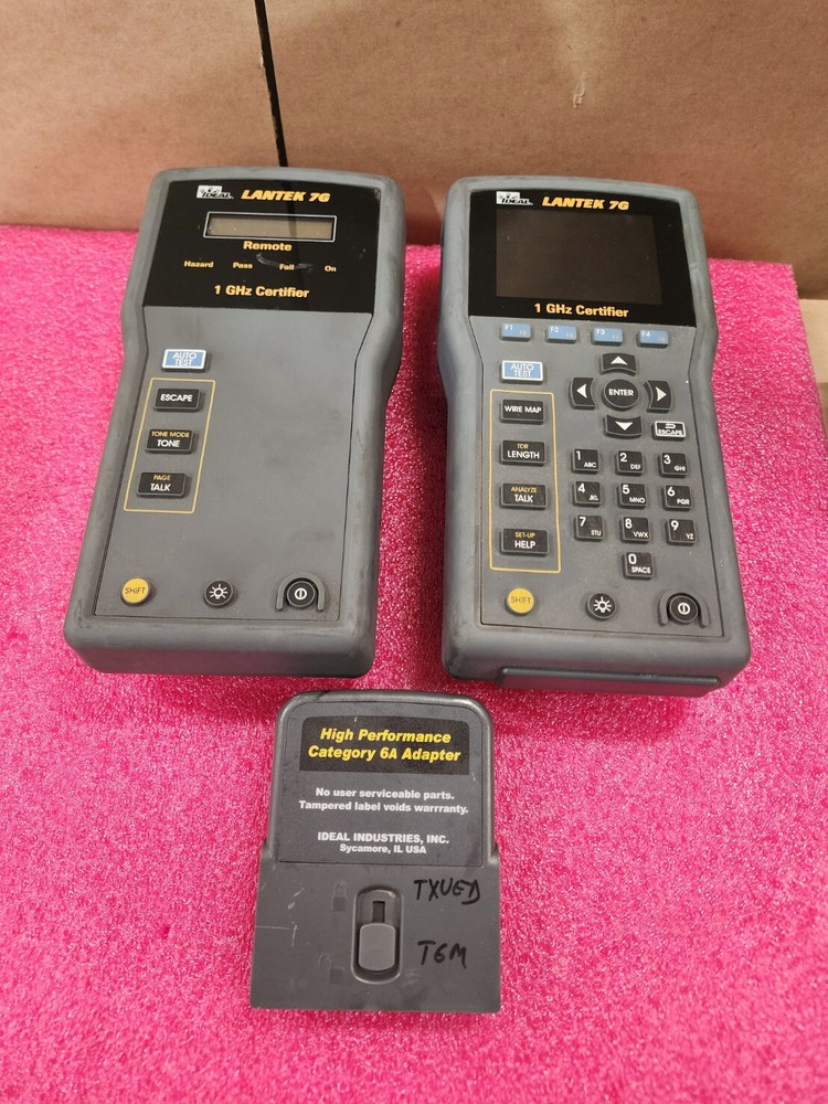 Ideal Lantek 7g 1GHz Cable Certifier READ!