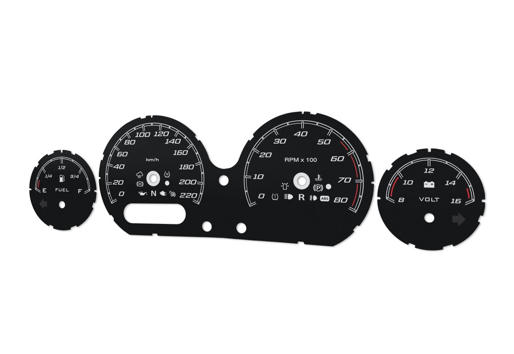 Harley-Davidson Glide Electra - Speedometer dials KM/H Gauges