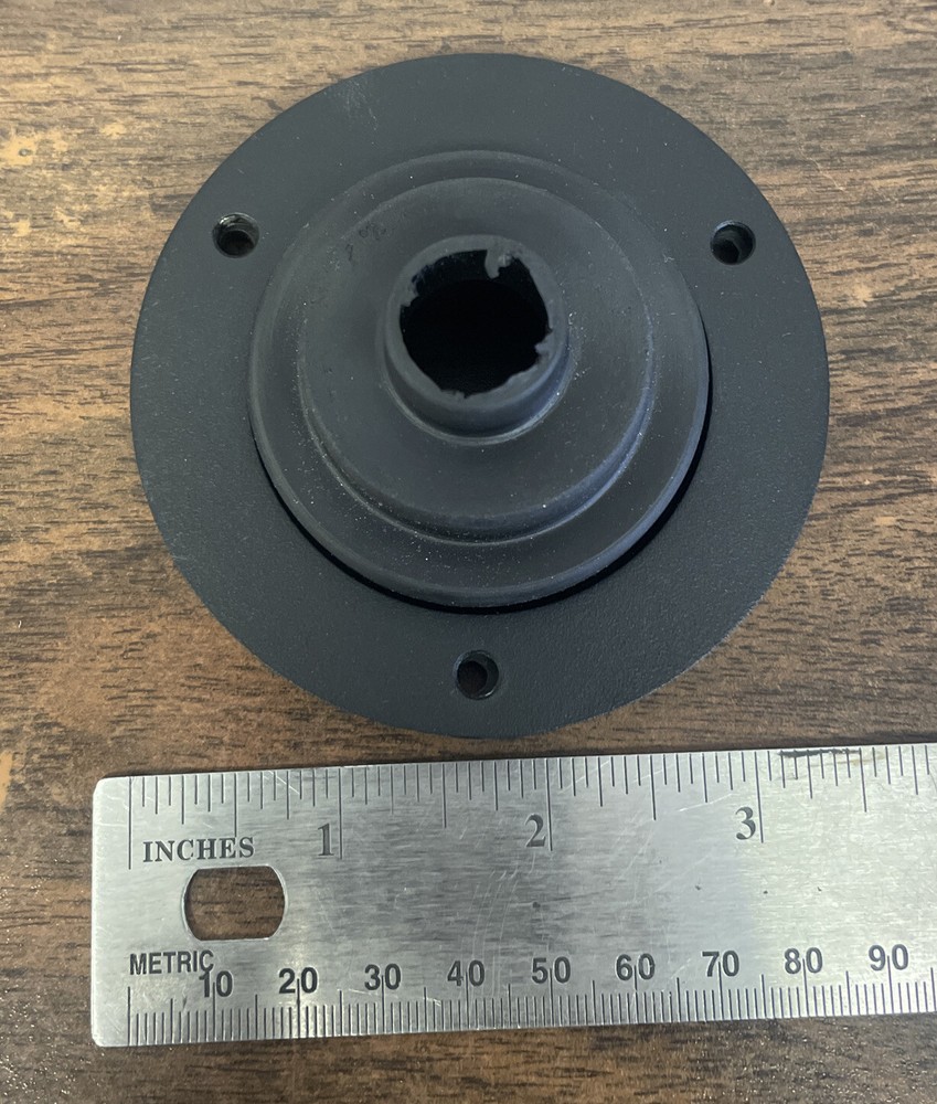 2” Black Boat & Outboard Steering Cable Rigging Grommet Boot With Support Ring