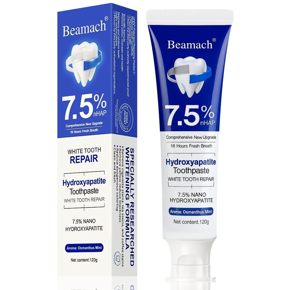 Hydroxyapatite Toothpaste - Fluoride-Free Nano Hydroxyapatite Toothpaste 7.5 ...