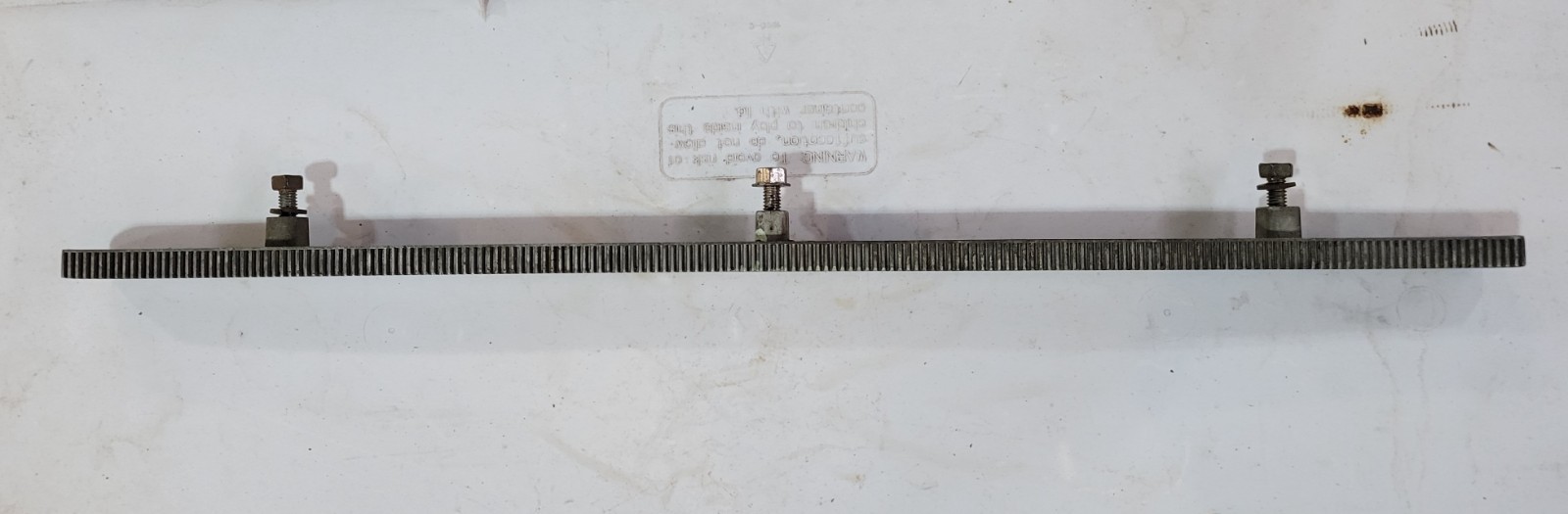 Craftsman 10" Table Saw 6305 Fence Slide Gear Rack from a Model 113.29991 etc