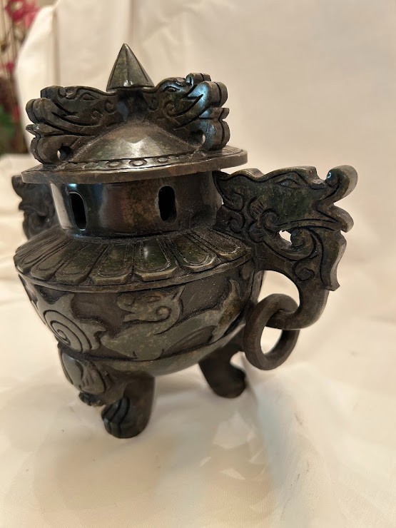 Antique Bronze Chinese Incense Burner Censor