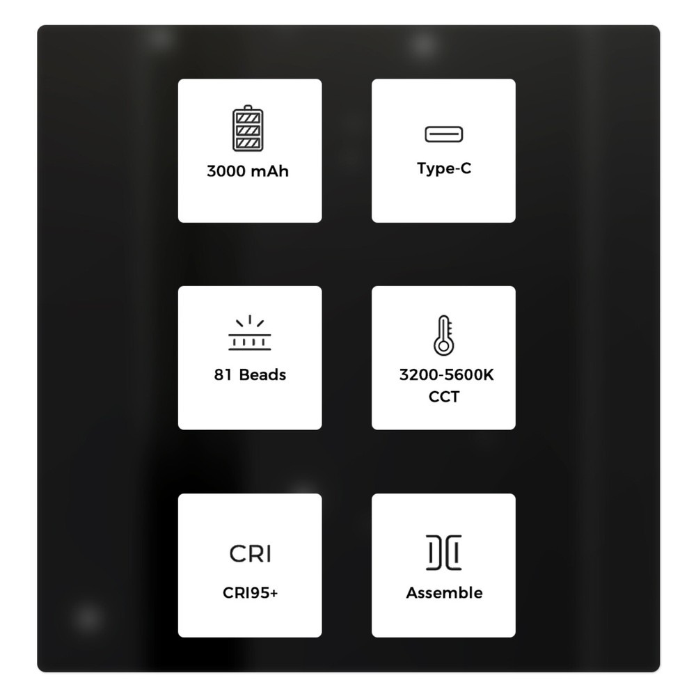 Ulanzi VIJIM VL81 Mini LED Video Light Studio Lighting Soft Diffuser Vlog Light