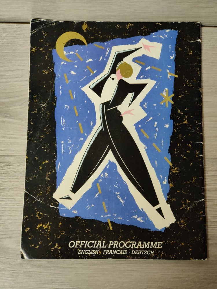 David Bowie Serious Moonlight Tour '83 Program