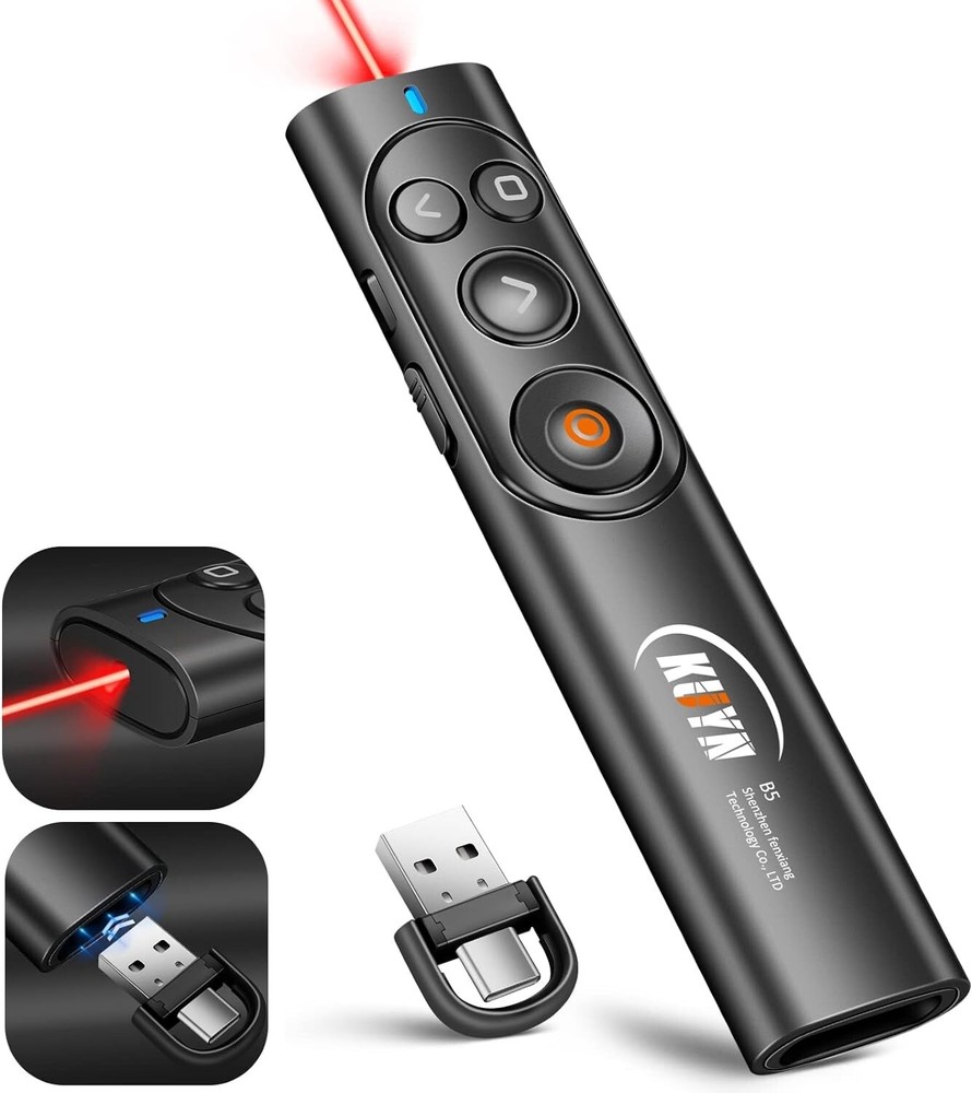 Rechargeable Presentation Clicker - Wireless - Versatile - Teacher Must Haves