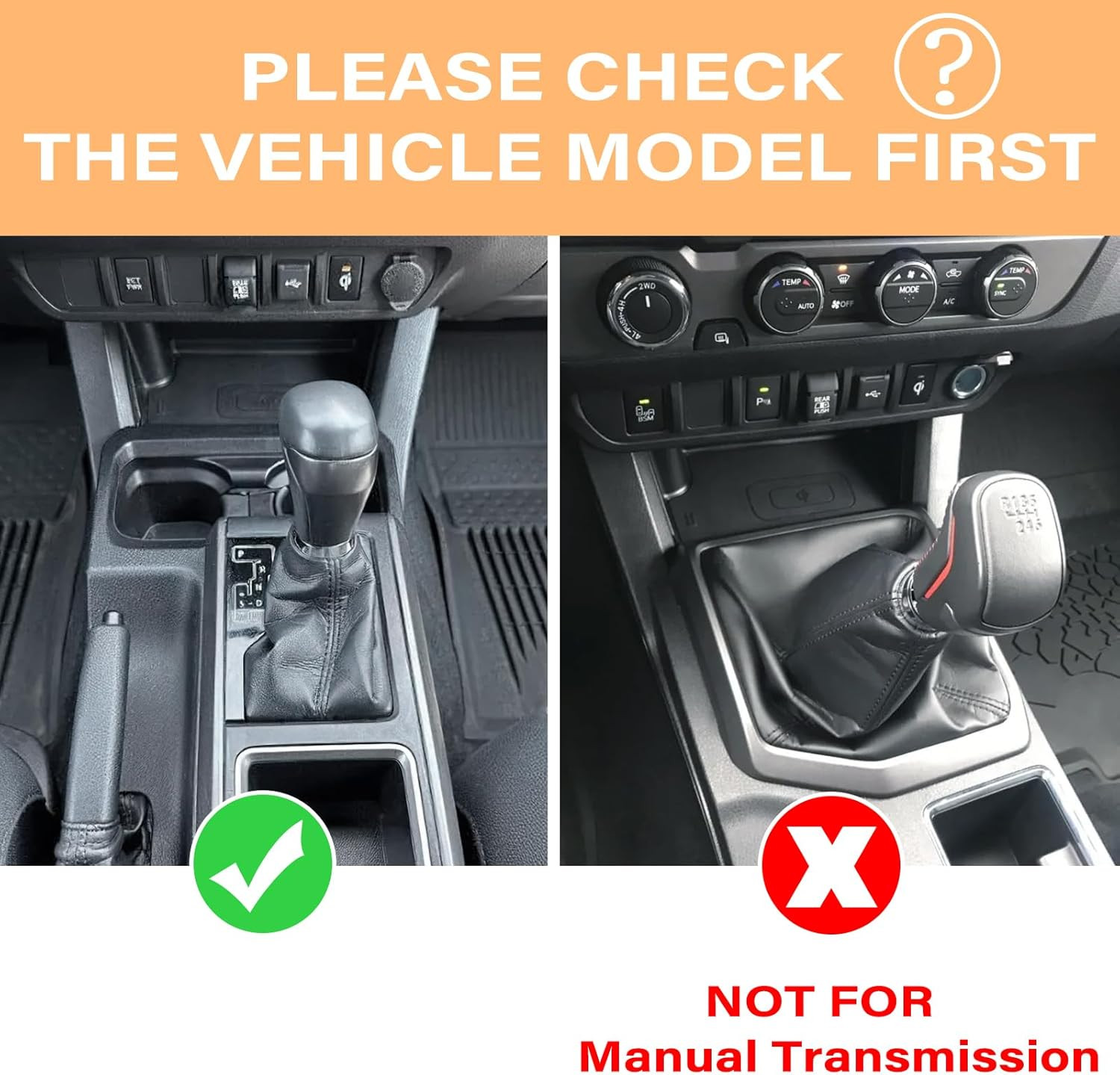 For Toyota Tacoma 2023-2016 Accessories Hidden Center Console Storage Cover Lid