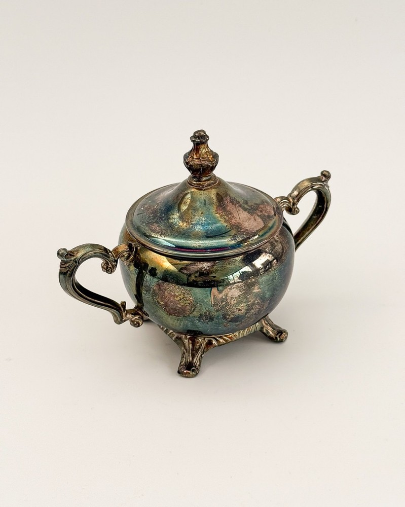 Vintage Silver Plated Tea/Coffee Set W/Sugar