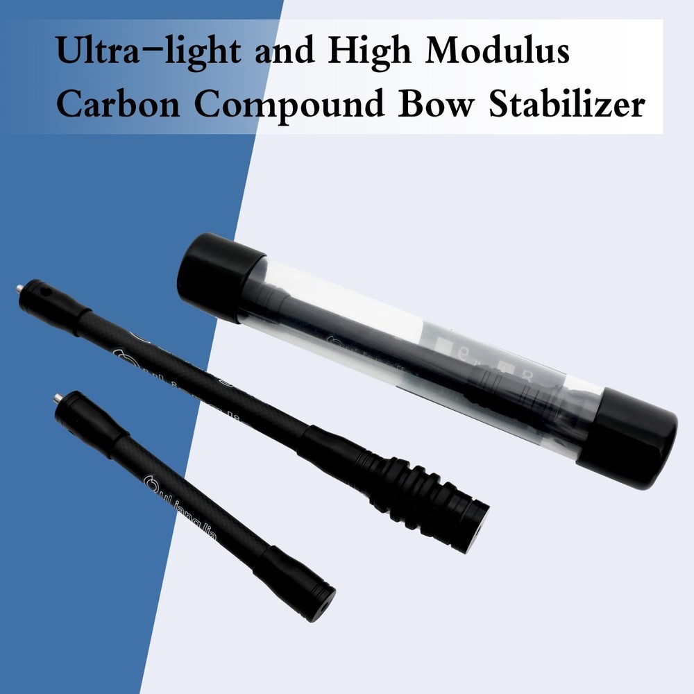 New Archery Bow Stabilizer for Compound Hunting 3K High Modulus Carbon Including