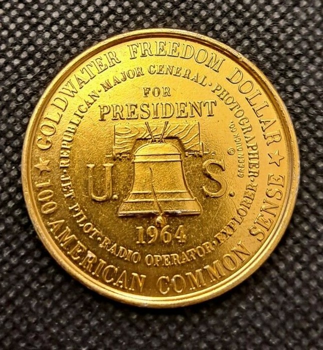 BARRY MORRIS GOLDWATER TOKEN! e2520UXX