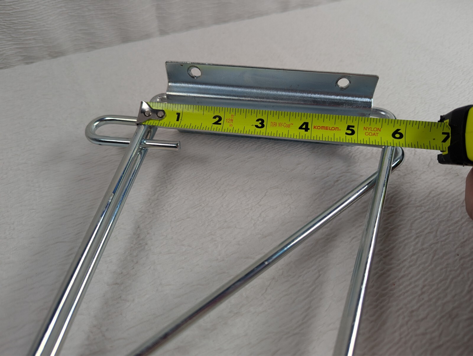 Heavy Duty Chrome Restaurant Wire Shelf Wall Bracket - 19 inch - 2 Pack