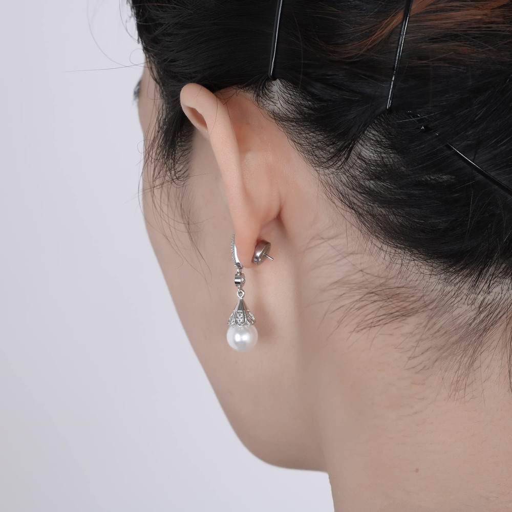 Earring Backs for Stud,4Pcs Dics Earring Backs for Droopy Ears, Heavy Earrings,