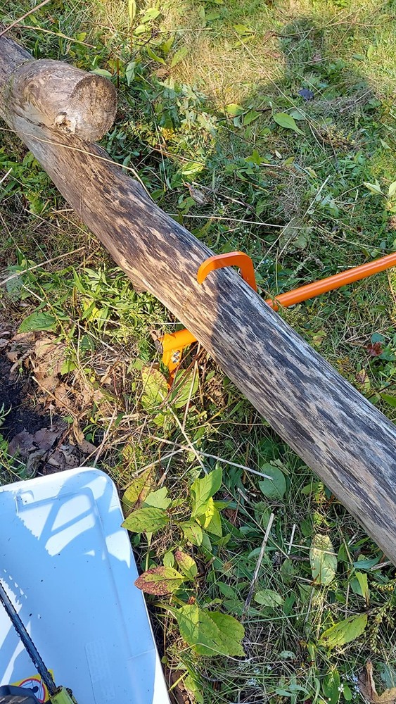 Adjustable Timberjack Log Jack 50.9" - Ergonomic, Durable & Rust-Resistant