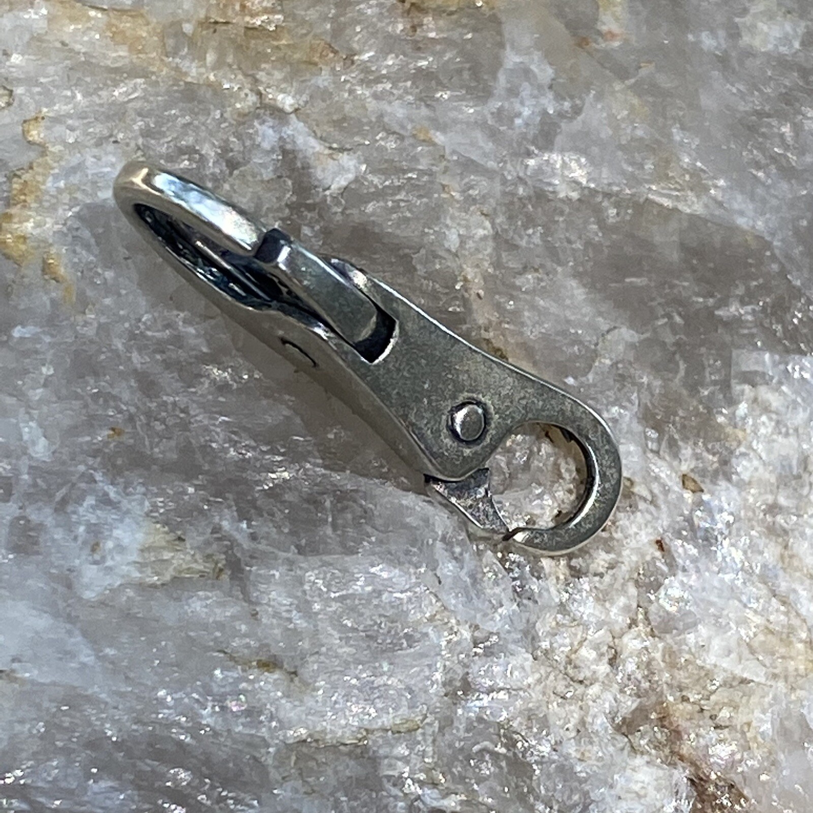 Trollbeads Plain Lock #10111 Sterling Silver Designer Lise Aagaard Authentic