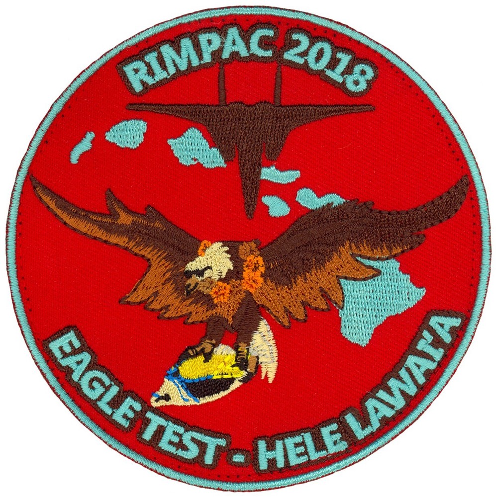 USAF 59th, 85th & 422d TEST EVALUATION SQUADRON – EAGLE TEST – RIMPAC 2018 PATCH