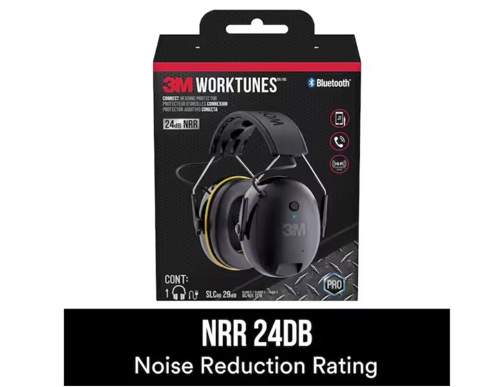 3M WorkTunes Connect Hearing Protector with Bluetooth Technology