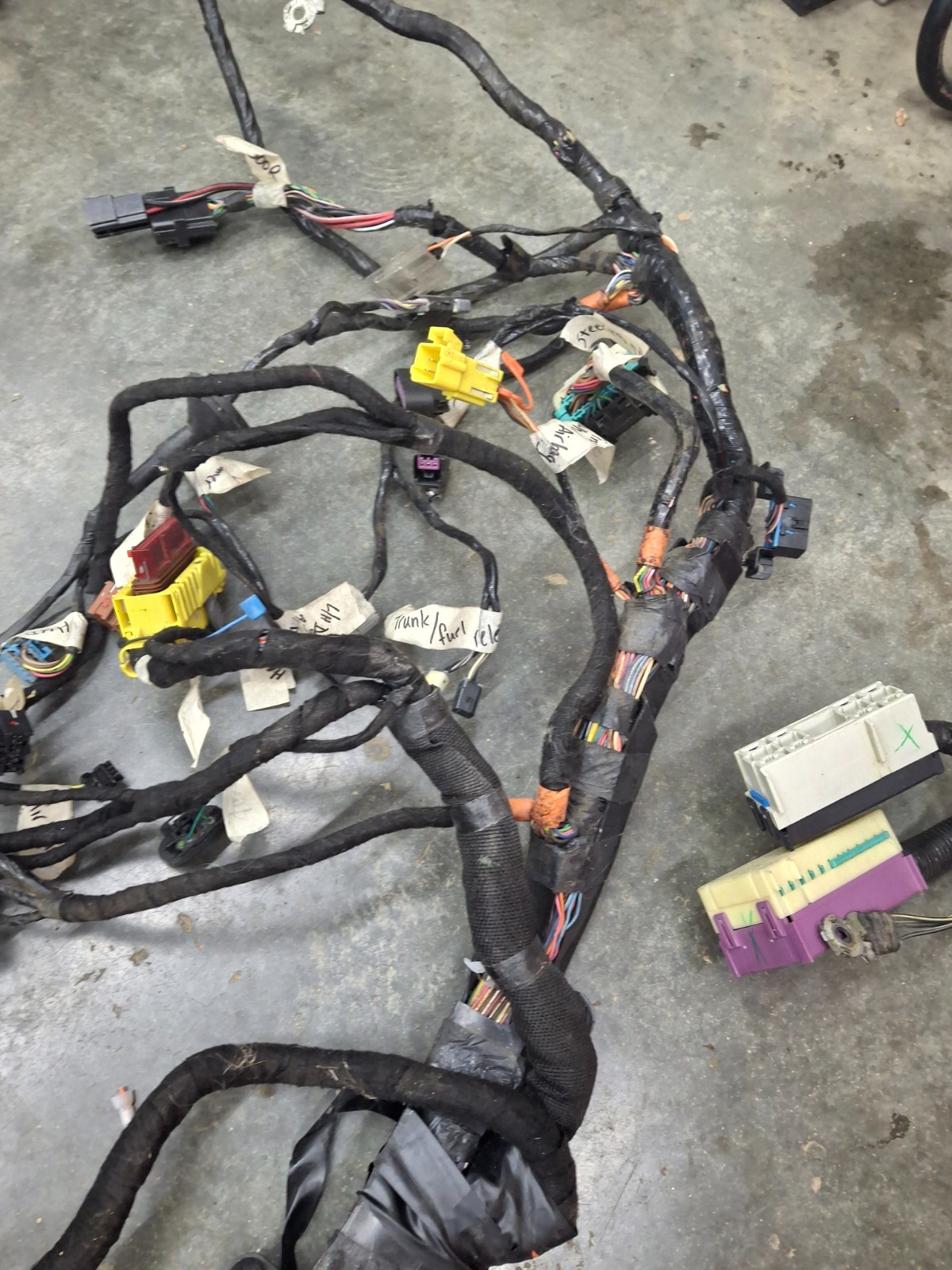 05-13 2005 Corvette C6 Complete Interior Master Wiring Harness 10388038