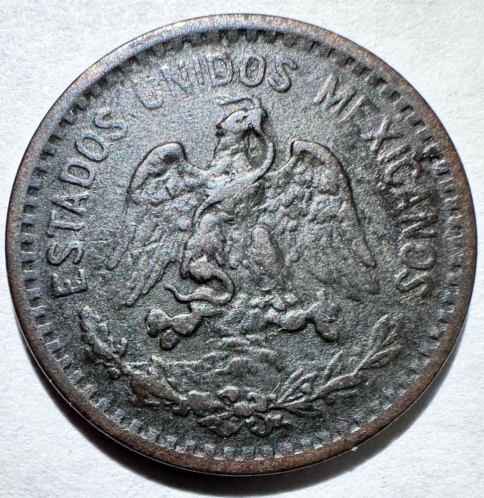1912 Mexico 1 Centavo, F