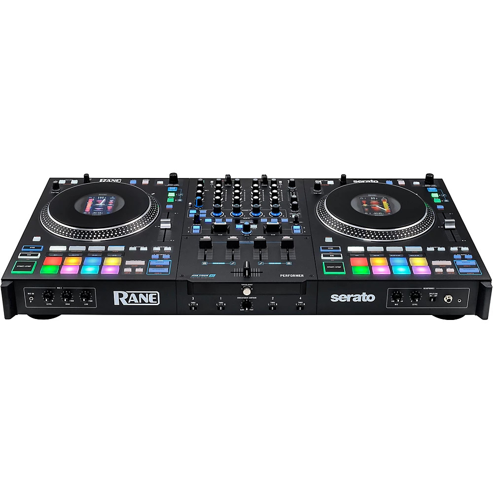RANE PERFORMER Advanced 4-Channel Motorized DJ Controller Black Refurbished