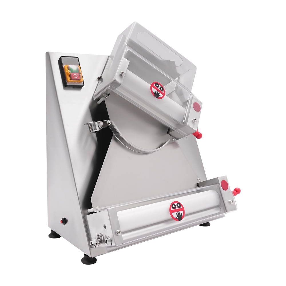 Pastry Pizza Maker 4"-16" Electric Dough Roller Sheeter Press Making Machine