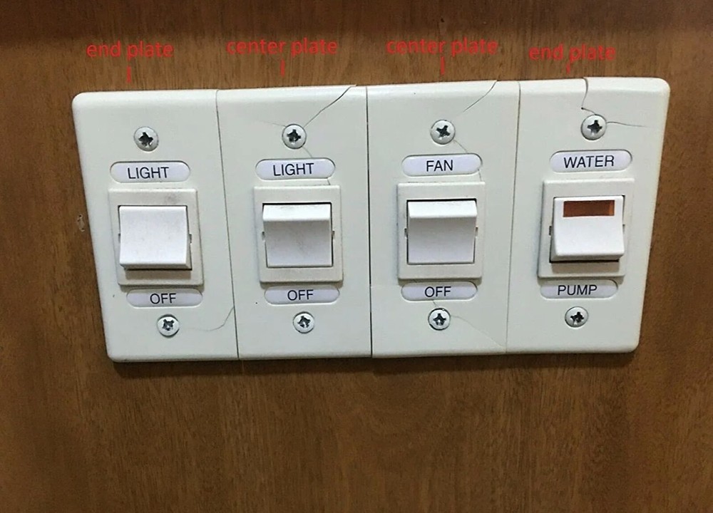 Fleetwood Ivory Switch Plates