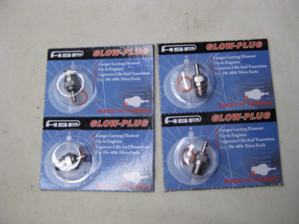 4x HSP GLOW-PLUG glow plug elements nitro fuels element for 4c engines
