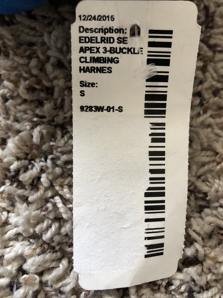 Edelrid Apex 3B Small Harness EUC