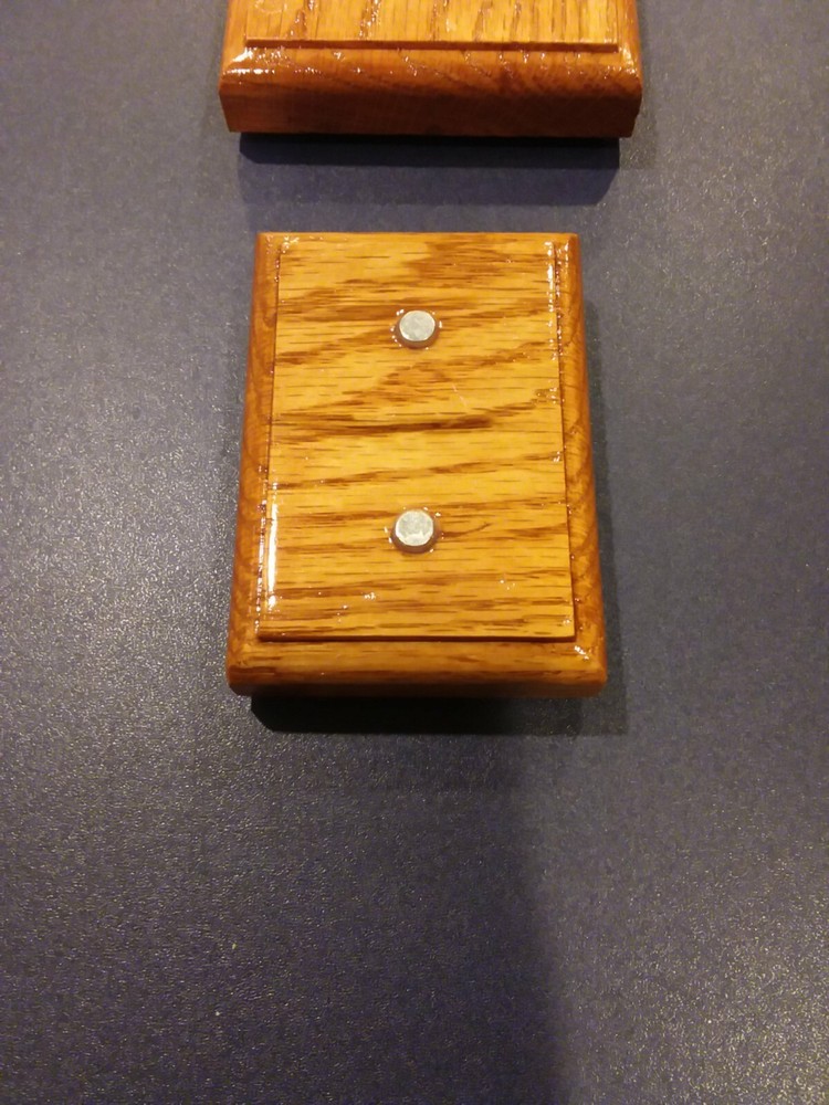 Knife Display Stand, red oak. (3-stands)