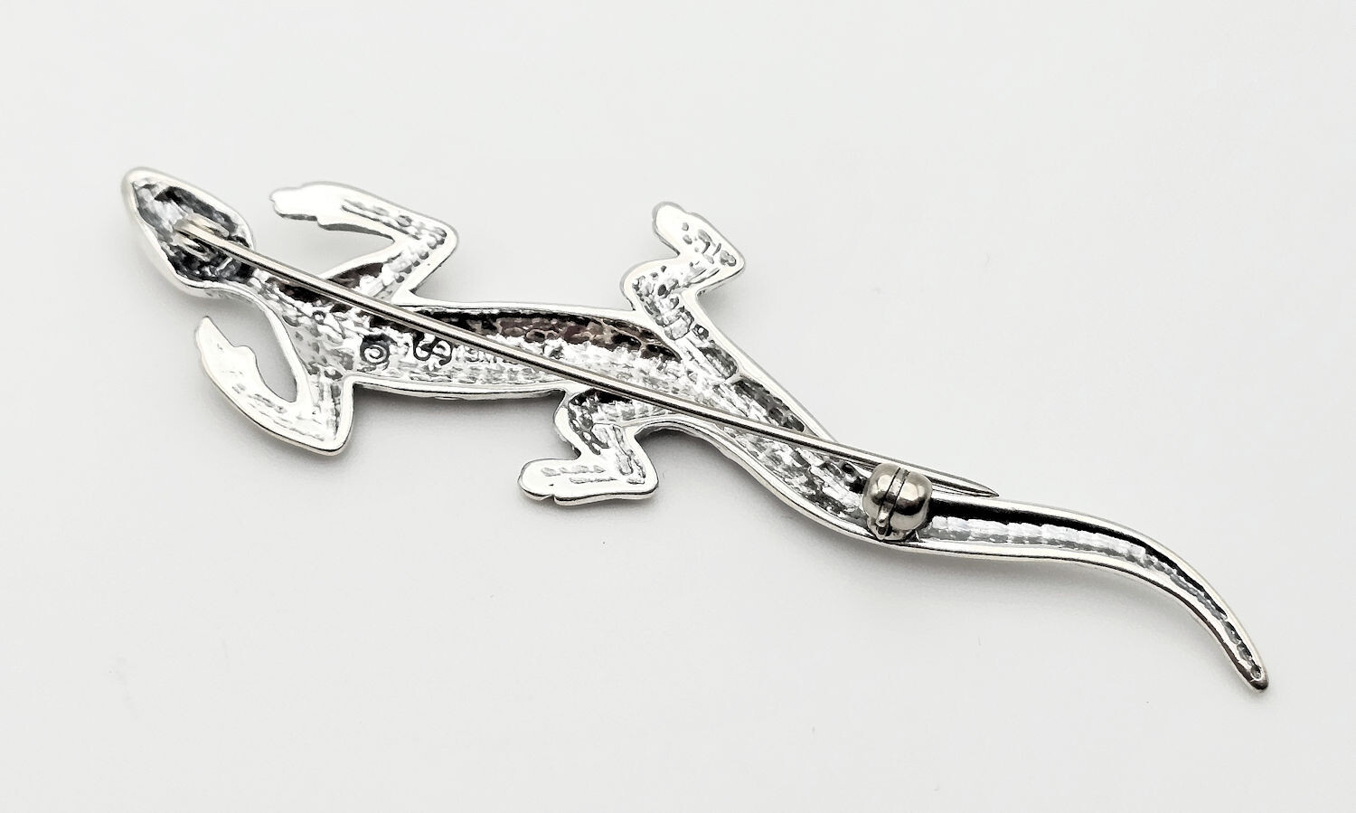 Sterling Silver Lizard Pin