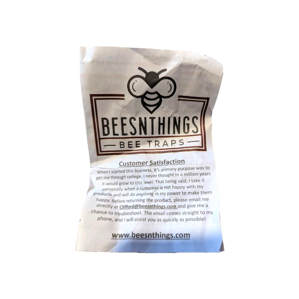 BeesnThings Hanging Bee Trap