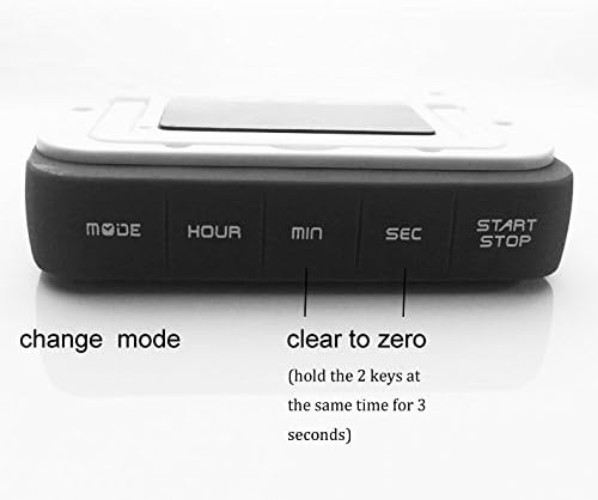 Versatile Digital Timer Alarm Clock - 3 Modes with Magnetic & Stand Features