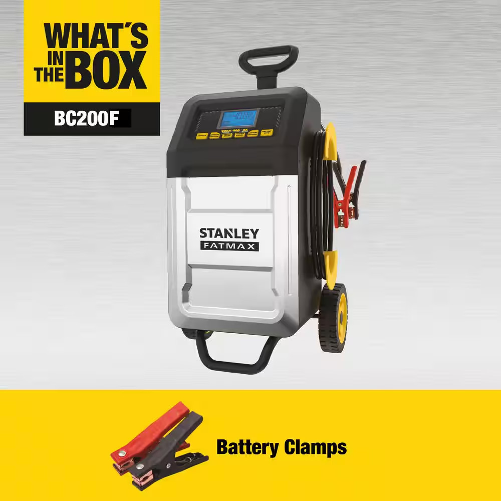 200 Amp Rolling Battery Charger