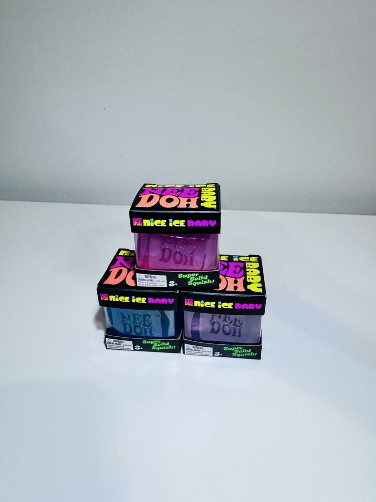 Mini Nee Doh Super Solid Squish Squeeze Ball Multicolor Stress Reliever