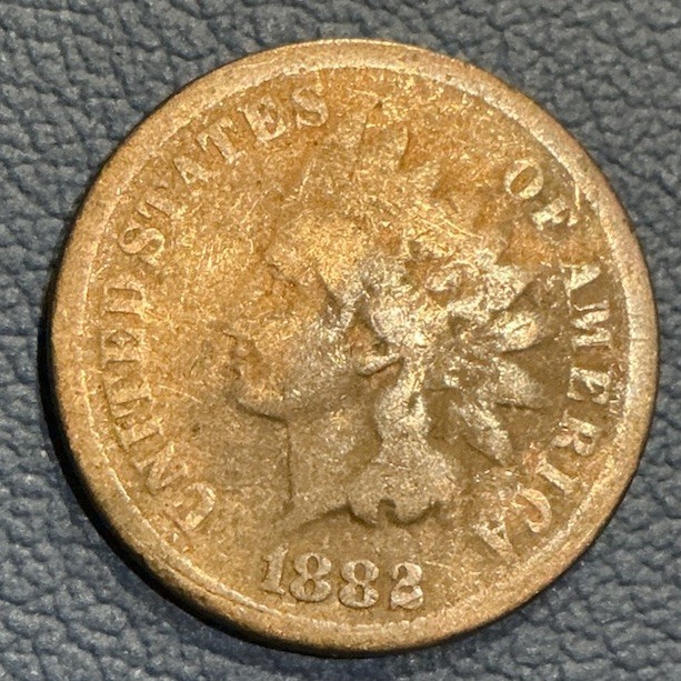 1882 Indian Head Cent - 19th Century US Copper