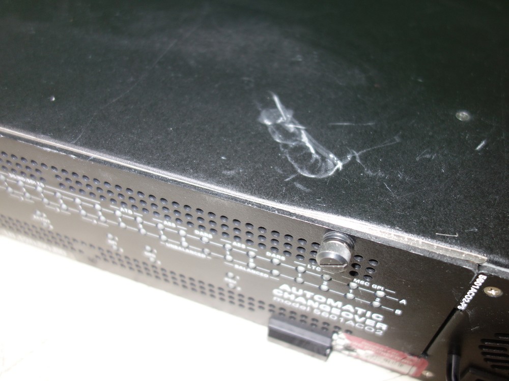 Evertz 5601ACO2 Automatic Changeover for 5601MSC Master Clock/Sync Generator