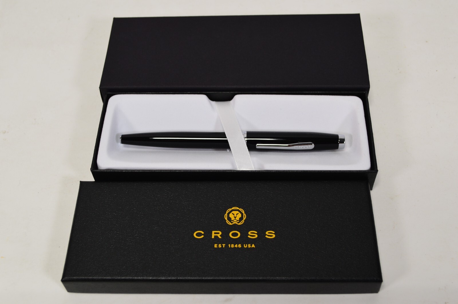 Cross Coventry Rollerball Pen Black Lacquer & Chrome New