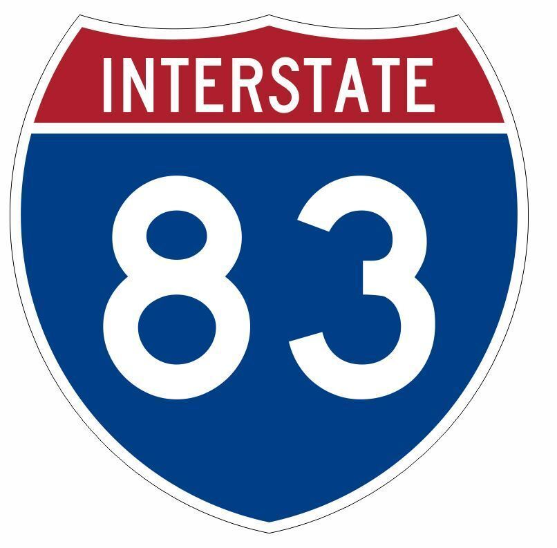 Interstate 83 Sticker Decal