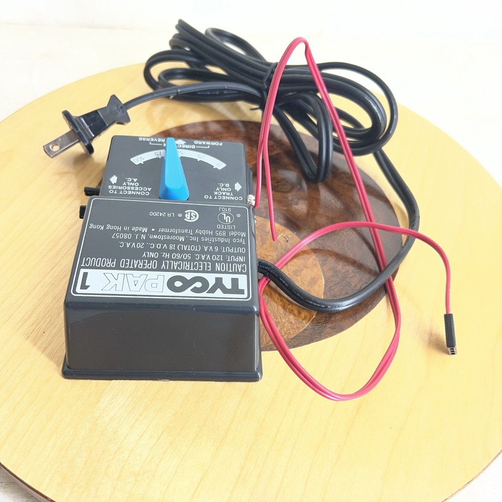 TYCO PAK 1 Model 895 Hobby Transformer Power Pack Train Controller