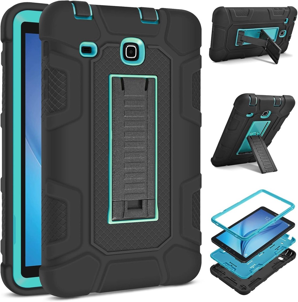 Case for Samsung Galaxy Tab E 8.0" 2016, Shockproof, Multi-Angle Kickstand