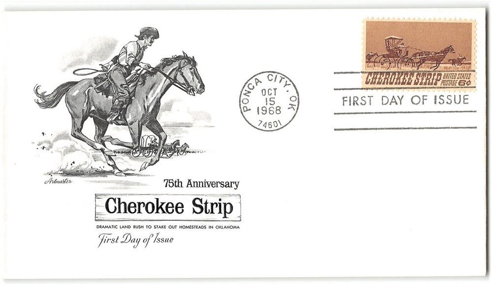 US #1360 FDC, 1968, Artmaster