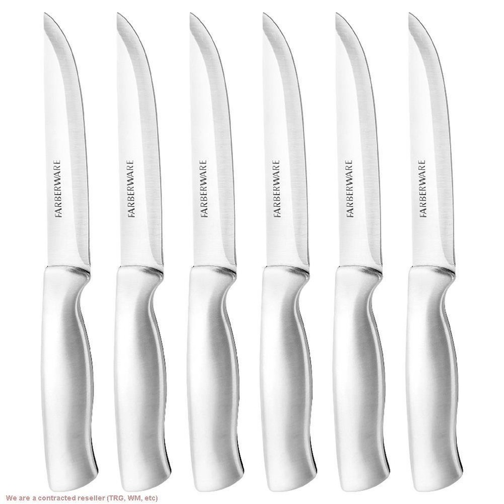 Farberware 15pc Stainless Steel Knife Block Set