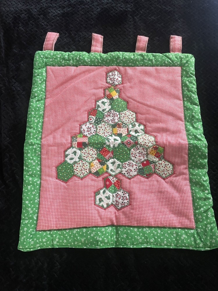 HandMade Christmas Tree Quilt Wall Hanging