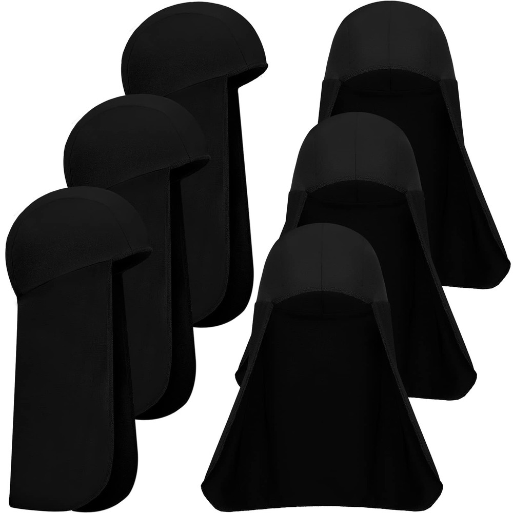 6 Pack Hard Hat Sun Shade Cooling Skull Cap for Quick Dry Cooling Protector