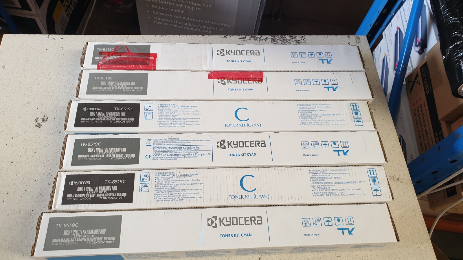 Genuine Kyocera TK-8519C Cyan Toner for TASKalfa 5052CI 5053CI 6052CI 6053CI